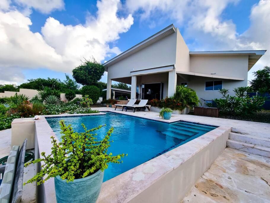 Villa With Pool And Sea View Fontein Esterno foto