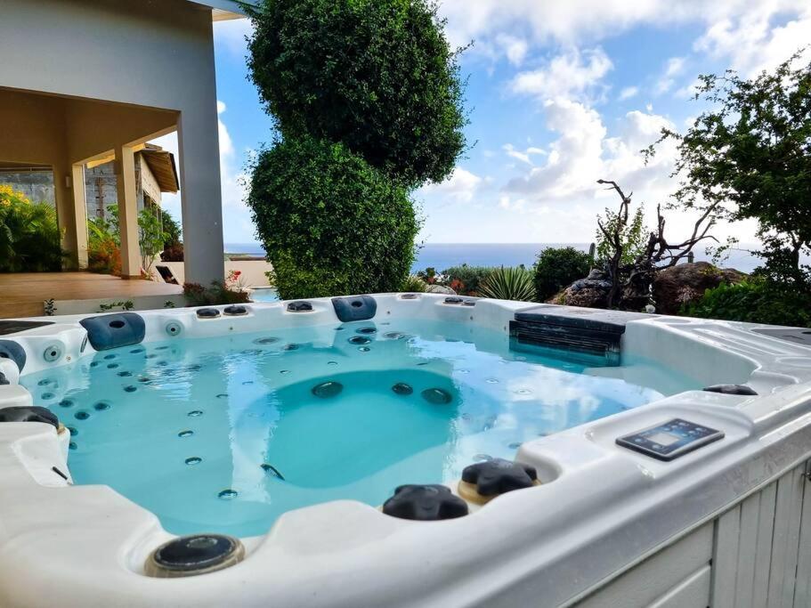 Villa With Pool And Sea View Fontein Esterno foto